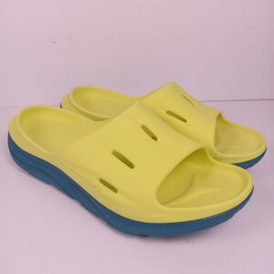 Hoka One One Ora Recovery Slide 3 Sandals Mens 12 Open Toe Slip-On Comfort Sport